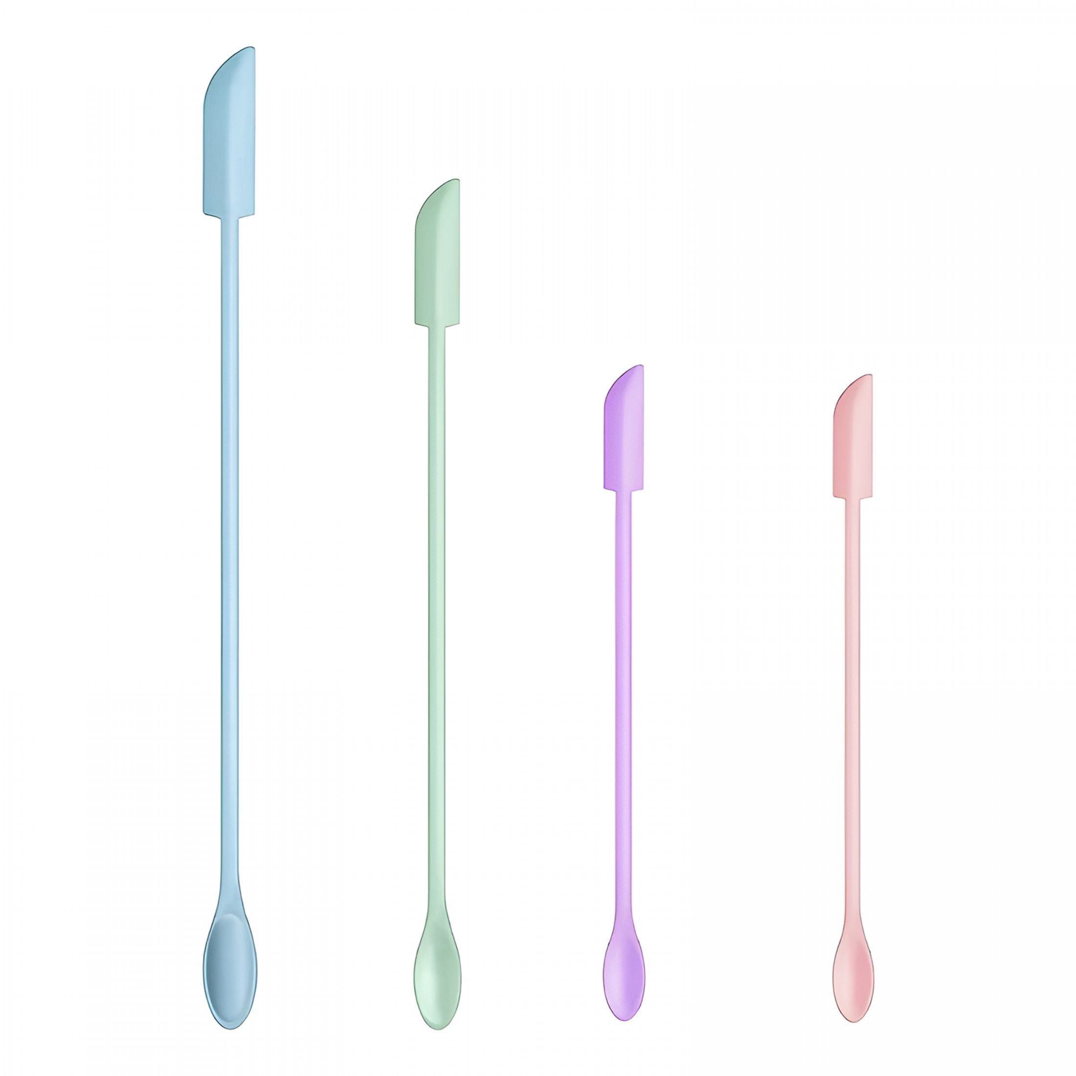ACDANC 2026 New 4 Pcs Silicone Spatula Set Mini Jar Scraper Small ...