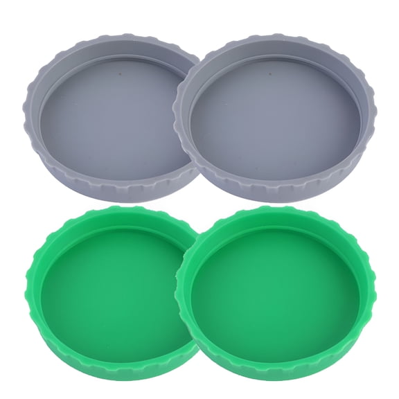 ACDANC 2026 New 4Pcs Silicone Can Lids Reusable Airtight Sealing Cap for Beverage Containers for Home,Office,Party,2.42.40.4In