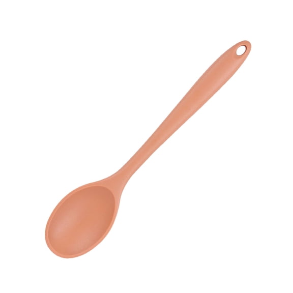 ACDANC 2026 New 4Pcs Stirring Spoon Ergonomic Handle Slotted Spoons for Cooking Heat Resistance Non Stick Spoon for Frying Sauting Mixing Serving Light Orange