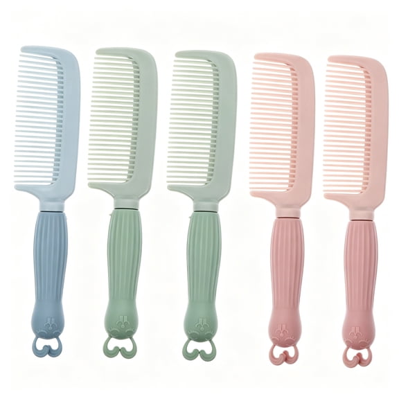 ACDANC 2026 New 5 Pcs Cradle Cap Comb Anti-Static Combs for Hair Cute Baby for Baby Care, Daily Use, Scalp Massage, Newborn Grooming, Shower Time