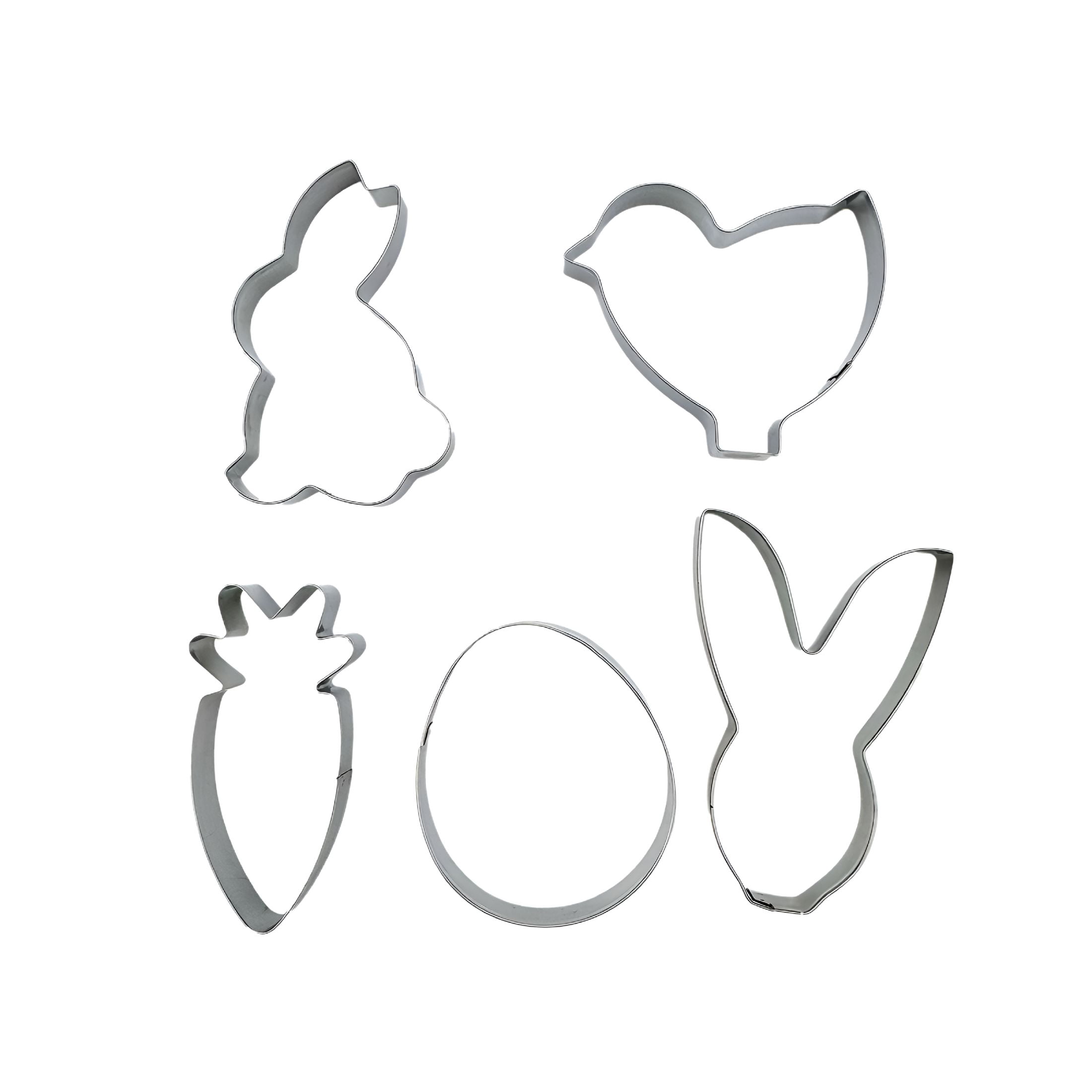 Acdanc Rabbit ACDANC 2026 New 5-Piece Easter Cookie Cutter Set,Easter Cookie Cutters ...
