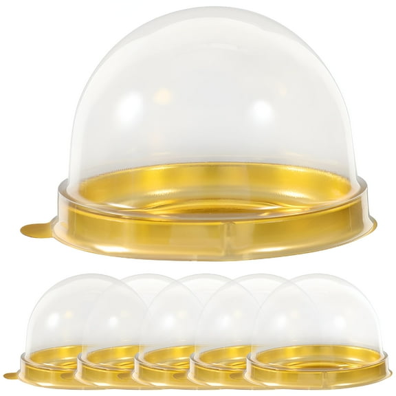 ACDANC 2026 New 50 Pcs Cheesecake Dessert Cups Dome Cupcake Boxes Mooncake Packing Mini Domes with Lids