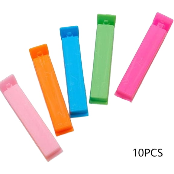 ACDANC 2026 New 50 Pcs Chip Clips,Moisture Protection Food Packages Storage,Spring Tension Magnetic Bag Sealing Clips,3.5",Multicolor