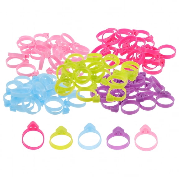 ACDANC 2026 New 50 Pcs Decorative Bag Tie Piping Clips Reusable Pastry Ties Supplies Cookie Bags Cupcake Decorating for Home,Bakery,Party,Kitchen