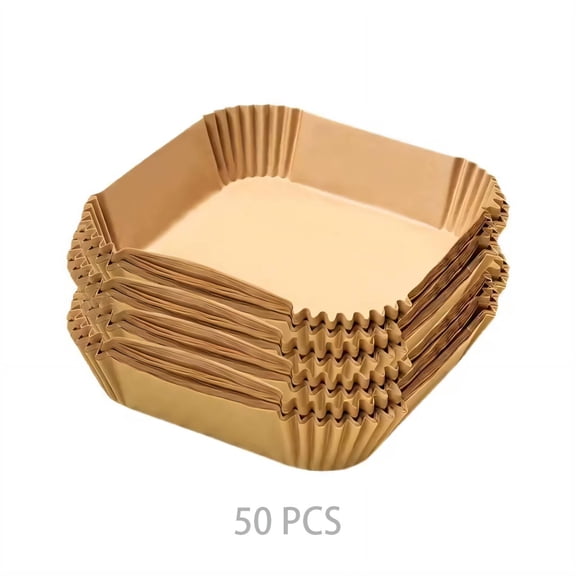ACDANC 2026 New 50 Pcs Paper Plates,Disposable for Convenience Paper Plates Bulk,Safety and Health High-Temperature Resistant for Safer Use Plastic Plates,Square