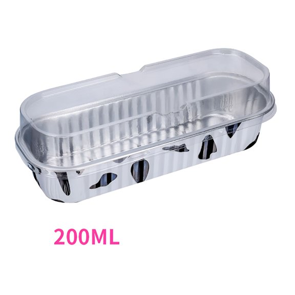 ACDANC 2026 New 50Pcs Mini Loaf Pans with Lid,Disposable Rectangle Aluminum Foil Oven Cake Container,Baking Bread Muffin Dessert Tins for Family Gatherings and Picnics