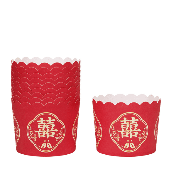 ACDANC 2026 New 50Pcs Mini Muffin Liners Anti Slip Design Cake Box Suitable for Bulk Commercial Use Easy to Release From Molds Cupcake Liners Happiness Character for Bakeries Cafes Parties Events