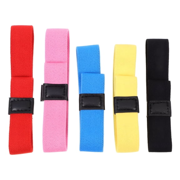 ACDANC 2026 New 5Pcs Bento Box Strap Lunch Holder Straps Elastic Band Outdoor Bento Lunchbox Strap for Home Kitchen School for Lunch,School,Office,Picnic,Travel,Red Blue Yellow Black