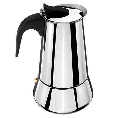 ACDANC 2026 New 6 Cup Stovetop Espresso Maker Stainless Steel Moka Pot Stove Top Percolator Italian Coffee Makers Capable Mocha Greca Machine Cafe Classic Induction Cookers for Home and Camping