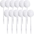 thumbnail image 1 of ACDANC 2026 New 6 Pack Toilet Bowl Brush with Long Plastic Handle Disposable White Soft Swab Toilet Bowl Cleaners Mop with Silk Cotton Brush for Bathroom for Toilet,Bathroom,Restroom,Washroom, 1 of 4