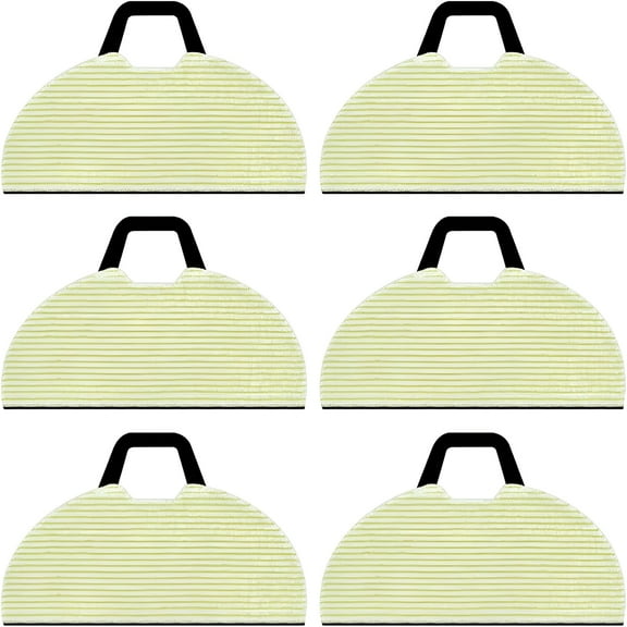 ACDANC 2026 New 6 Pack Vacuum Mop Replacement Pads Compatible with Robot Vacuum,Vacmop Pads Refills,Washable Reusable Microfiber Soft Pads