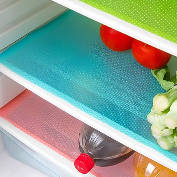 ACDANC 2026 New 6 Pcs Refrigerator Liners,Refrigerator Fridge Liners Mats Pads Washable for Shelves Drawer Table Refrigerator Accessories for Fridge, Freezer, Pantry, Kitchen Shelves