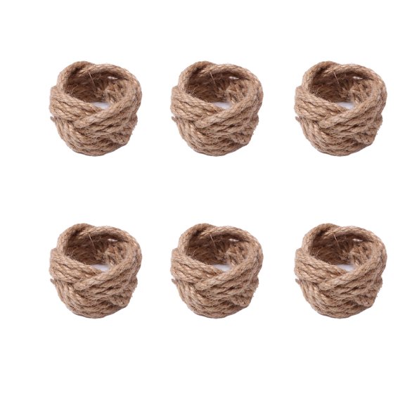 ACDANC 2026 New 6Pcs Napkin Rings Modern Curved Napkin Rings Chic Mesh Napkin Rings Boho Rings for A Relaxed Dining Ambiance for Casual Dinners Boho-Themed Parties Home Decor Events Celebrations