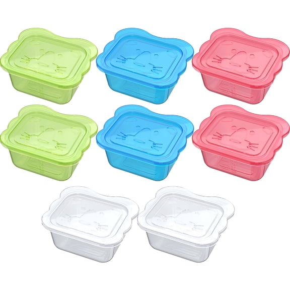 ACDANC 2026 New 8 Pcs Infant Snack Container Baby Food Storage Containers Box Micro-Wave Oven Pp, for Kitchen, Daycare, Travel, Picnic, School, Baby Care