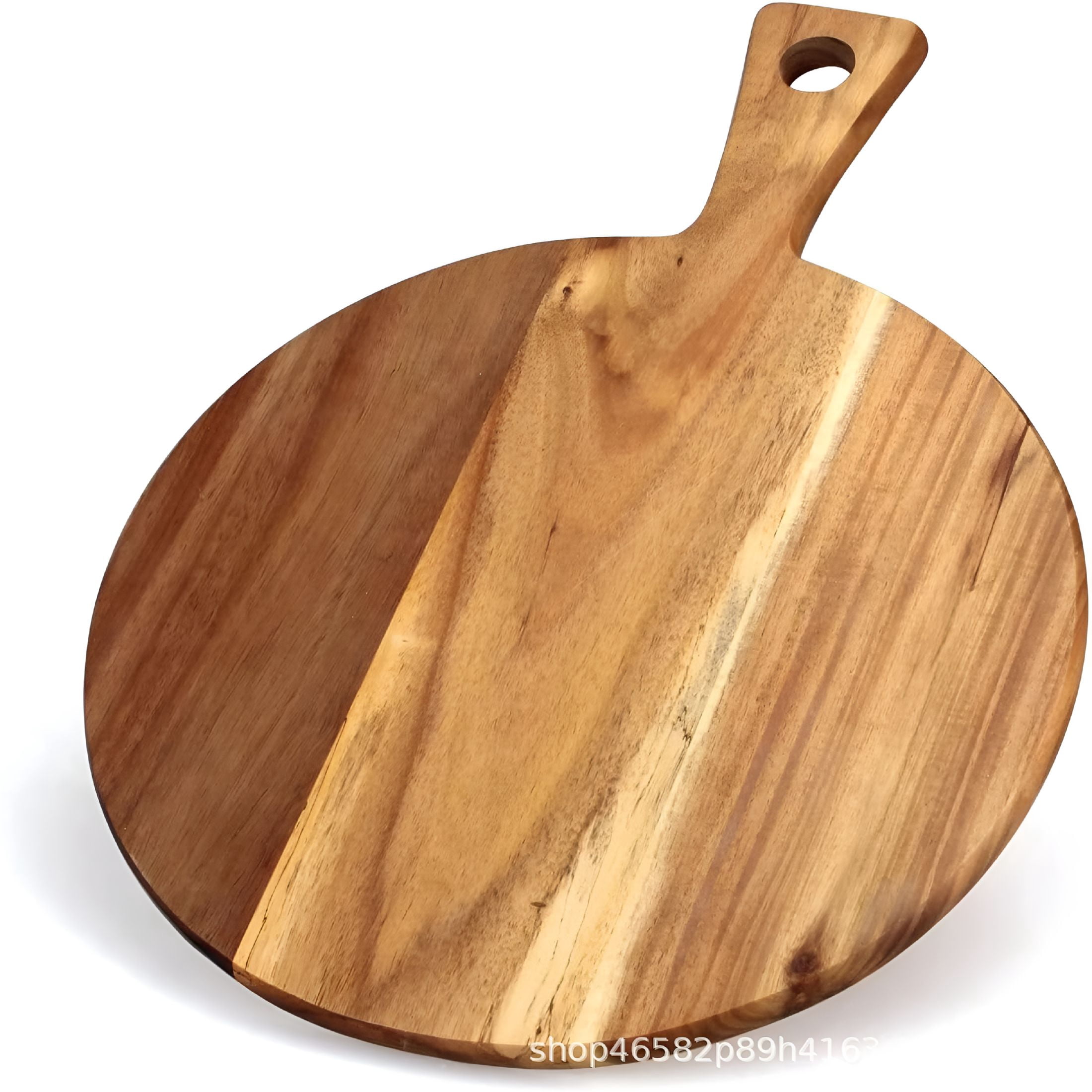 ACDANC 2026 New Acacia Wood Round Cutting Board and Chopping Board with Handle for Meat,Cheese Board,Vegetables,Bread,And Charcuterie - Decorative Wooden Serving Board for Kitchen and Dining Room