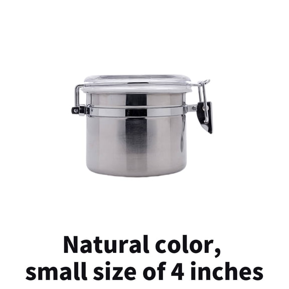 ACDANC 2026 New Airtight Food Storage Containers Stainless Steel Minion Birthday Party Decorations Seal Floral Sweaters for Women for Kitchen Pantry Snack 10*7.5 Cm Black