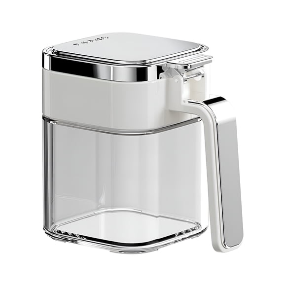 ACDANC 2026 New Airtight Glass Containers,Seasoning & Sugar Storage,Food-Grade Kitchen Jars,Cassette Lid Design,Pantry Essentials Sugar Storage Container