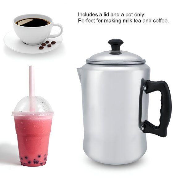 ACDANC 2026 New Aluminum Coffee Percolator,Aluminum Alloy Coffee Maker Pot Percolator Tea Kettle Stove Top with Lid for Home Brewing, Camping, Outdoor Use, Kitchens, Coffee Lovers, Tea Preparation