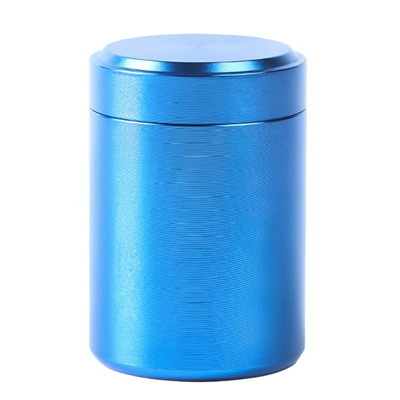 ACDANC 2026 New Aluminum Storage Jar Portable Smell Proof Container for Kitchen,Coffee,Tea,Travel Metal Waterproof Small Bottle Multipurpose Container for Coffee and Tea,Kitchen Storage,80Ml,Blue