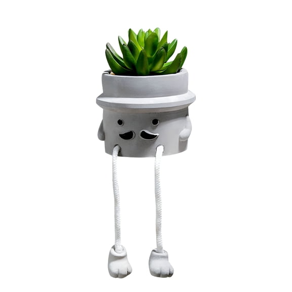 ACDANC 2026 New Artificial Succulents in Pots Fake Succulent Decor Small Fake Plants for Office Desk Decor Bathroom Shelf Decor Women Cute Cubicle Accessories