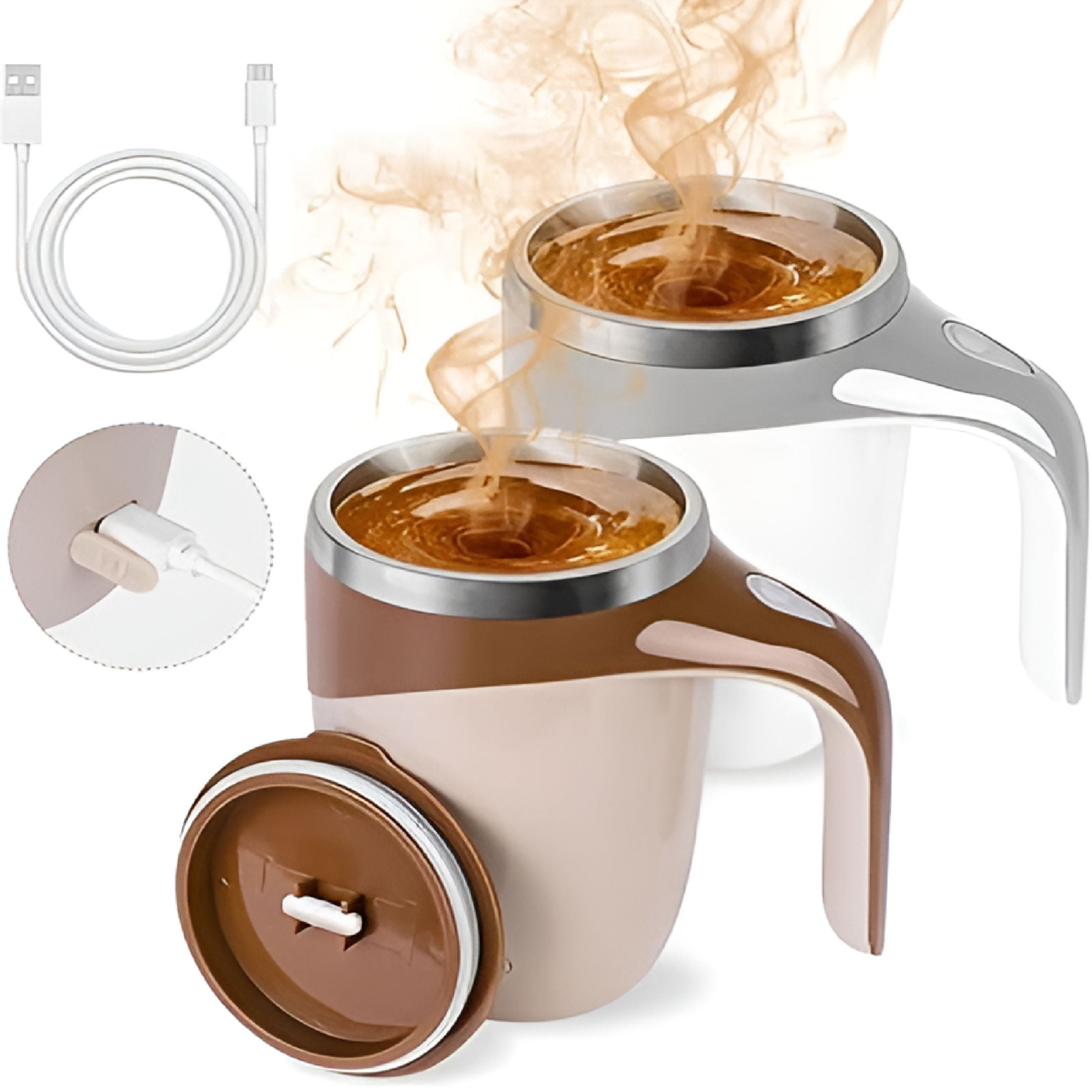 ACDANC 2026 New Automatic Magnetic Stirring Coffee Mug,Magnetic Coffee ...