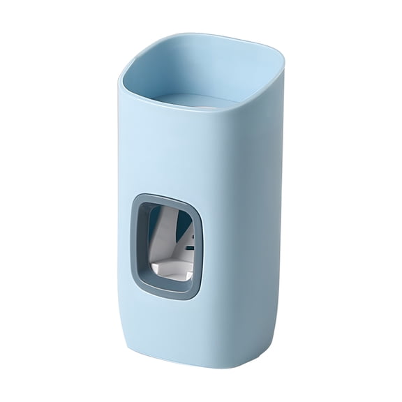 ACDANC 2026 New Automatic Toothpaste Dispenser Squeezer,Toothbrush Holder Wall Mounted for Bathroom,Vanity,Travel,Self Adhesive Toothbrush Storage Stand for Bathroom (Blue)