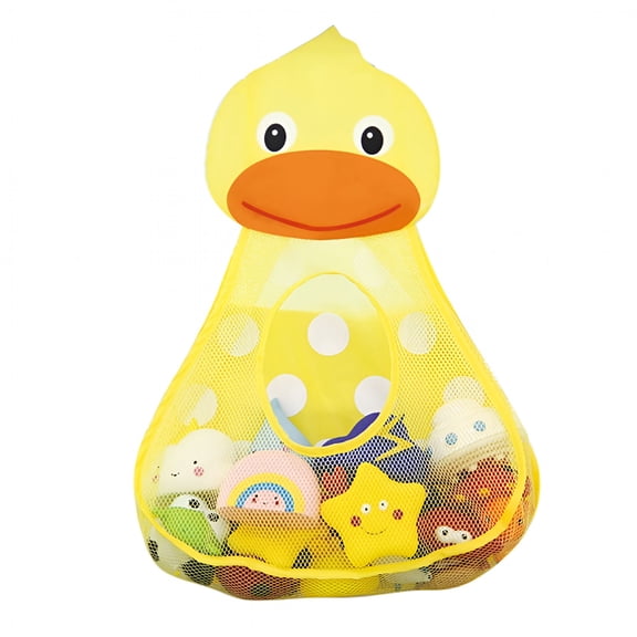 ACDANC 2026 New Baby Bath Toys Storage Bag Bathroom Mesh Organizer with Sucker Anti-Slip Suction Cups Net Multiple-Use Storage Bag,For Bathroom,Shower,Nursery,Toys Storage