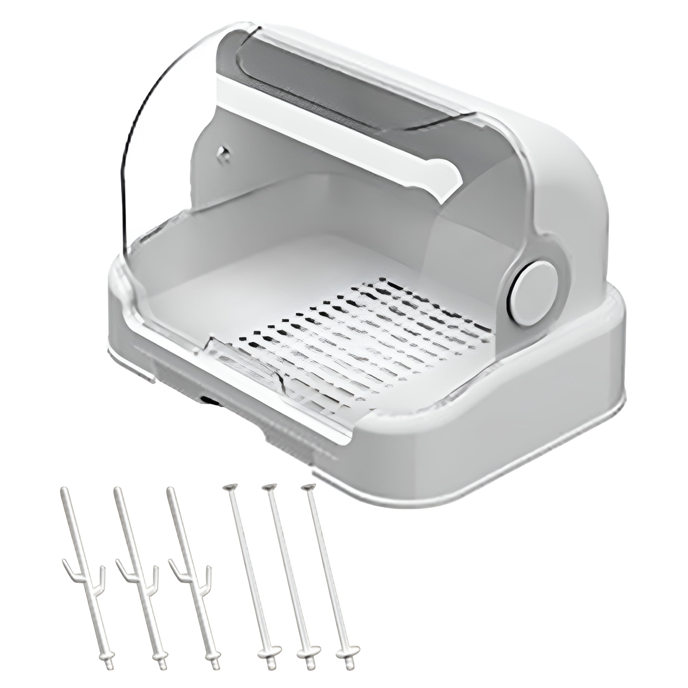 ACDANC 2026 New Baby Bottle Drying Rack Baby Bottle Organizer with Bottle Storage with Removable Drip Tray Nursing Baby Bottle Storage Countertop