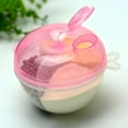 thumbnail image 1 of ACDANC 2026 New Baby Formula Dispenser for On-The-Go Feedings,Three-Compartment Non-Spill Formula Container to Go,Snack Milk Powder Dispenser for Traveling with Infant Toddler,Pink, 1 of 7