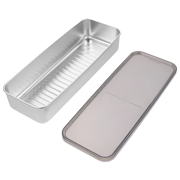 ACDANC 2026 New Bacon Keeper Container for Fridge for Home,Kitchen,Camping Meat Container for Refrigerator Stainless Steel Fridge Food Container with Lid