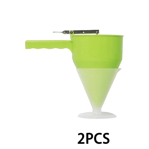 ACDANC 2026 New Batter Dispenser,Food Grade Material Baking Kitchen Accessories,Safe for Use Handheld Pancake Batter Dispenser,Non Toxic Design Squeeze Handle Batter Dispenser,Double