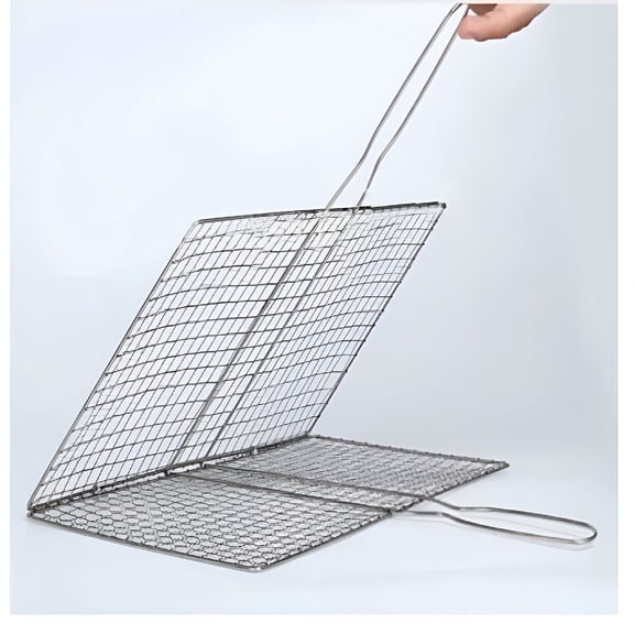 ACDANC 2026 New Bbq Fish Grilling Basket Grill Net Meat Vegetable for Grilling Fish, Meat, Vegetables, Bbq Parties, Outdoor Cooking, Easy Flipping, Even Cooking.