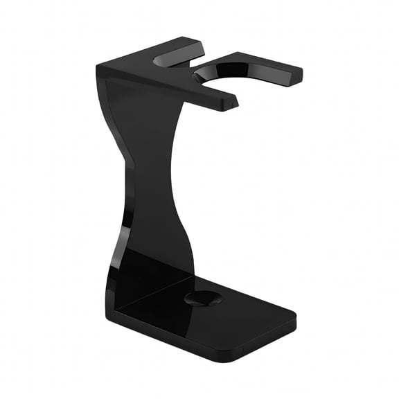 ACDANC 2026 New Beard Brush Holder Black Safety Razor Stand Multifunction Acrylic Razors for Shaving Display Shelves for Bathroom Countertop Vanity Barbershop