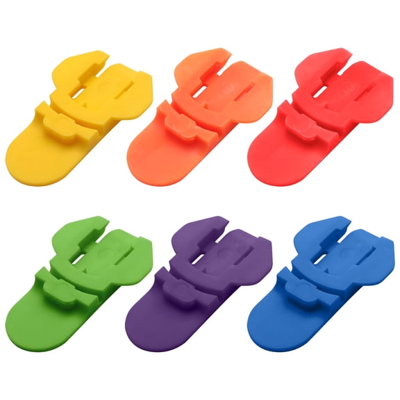 ACDANC 2026 New Beverage Barricade Soda Protector Can Opener Beverage Protector Color Coded Drink Shield and Soda Protector 6Pcs