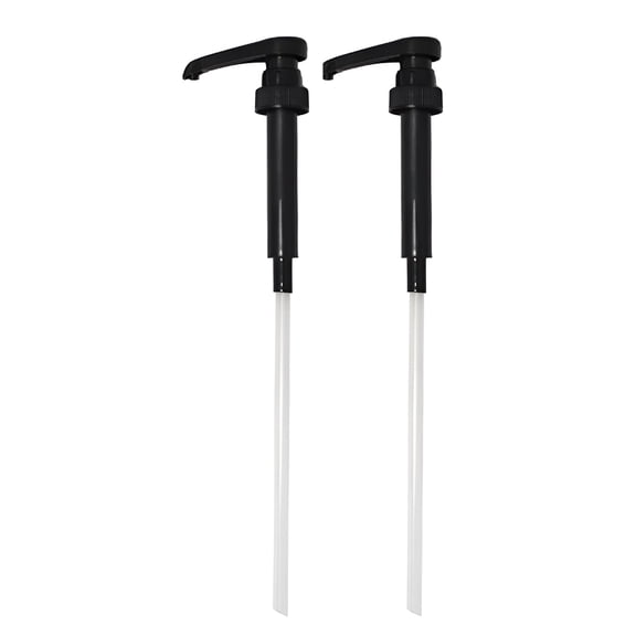 ACDANC 2026 New Black Pump Coffee Syrup Pumps-2Pcs Coffee Creamer Pump Dispenser Milk Pump for Gallon Black Cherry Juice Bottle Pumps Soda Can Pump-Ketchup Can Pump Half Gallon Pump Squirt Pump