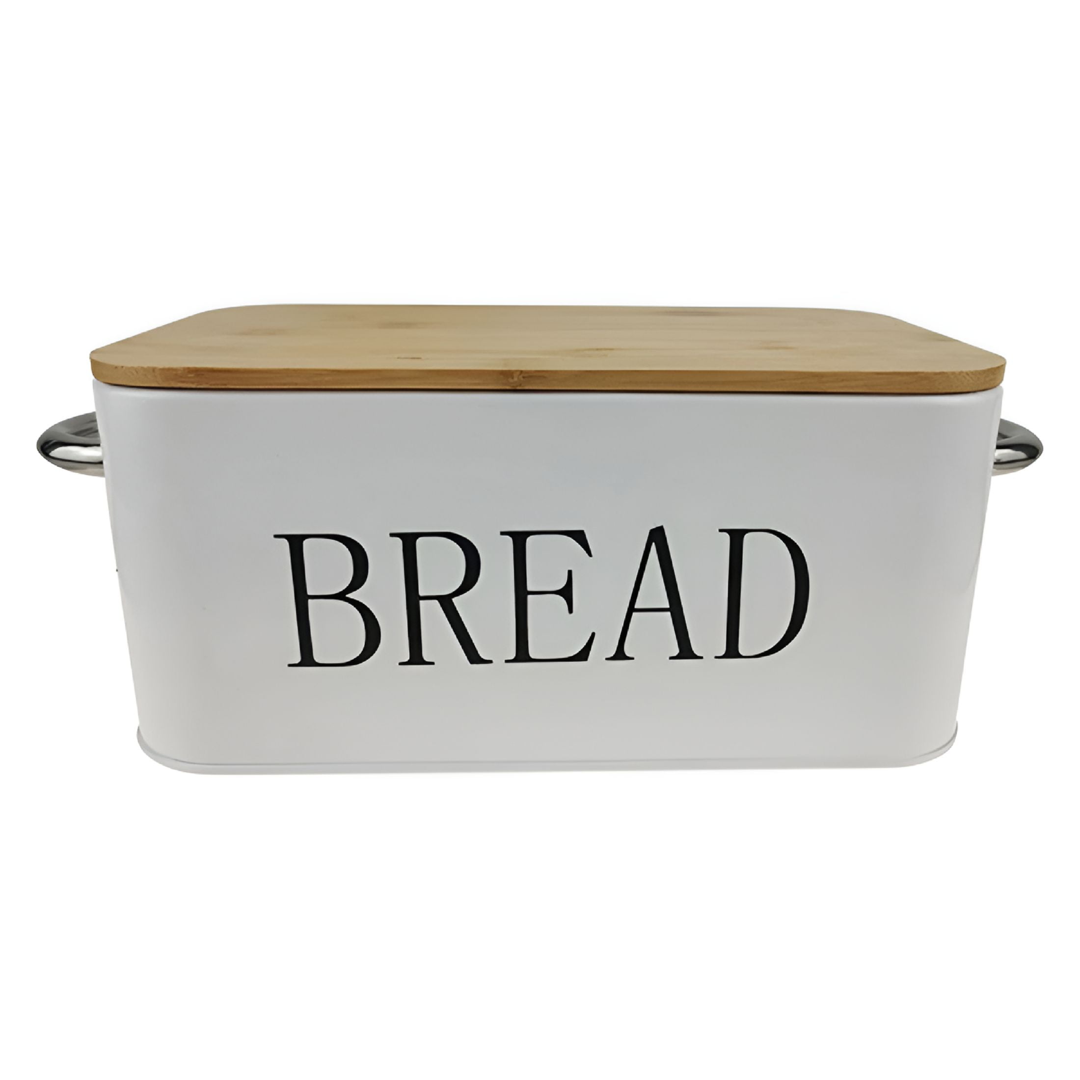 ACDANC 2026 New Bread Box,Modern Iron Bread Box,High Capacity Breadbox with Bamboo Cutting Board Lid,Bread Storage Container for Kitchen Counter,Vintage Kitchen Decor