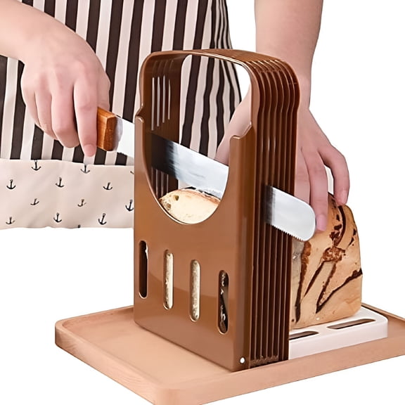 ACDANC 2026 New Bread Slicer,Foldable Bread Slicing Guide,Kitchen Accessories for Slicing Bread, Cutting Even Slices, Kitchen Use, Baking, Bread Preparation.