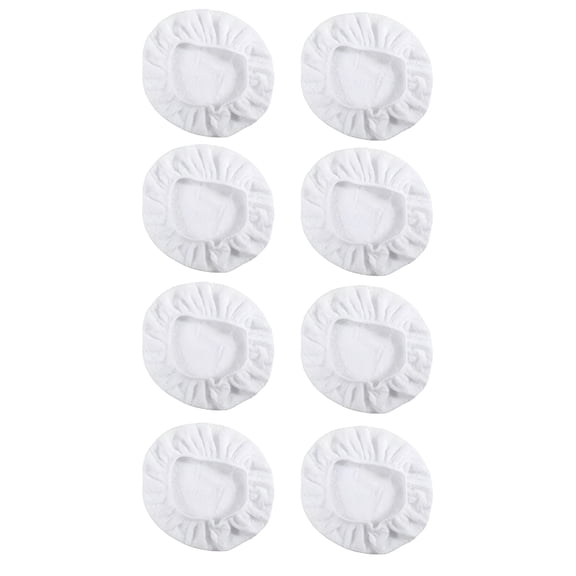 ACDANC 2026 New Buffing Pads,Microfiber Waxing Pads-8-Pack 5-6 Inch Soft Polishing Bonnets for Car Detailing,Scratch-Free Buffing Covers for Orbital Polishers Wax Applicator Pad,White