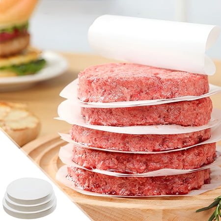 ACDANC 2026 New Burger Press 100 Patty Papers Set,Non-Stick Hamburger Patty Maker with Wax Paper,Burger Maker for Meat Beef Cheese Burger Maker for Grill Griddle Bbq Barbecue
