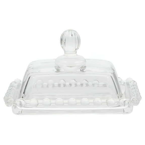 ACDANC 2026 New Butter Storage Dish Elegant Glass Transparent 1Pcs for Kitchen,Table,Breakfast,Home,Restaurant,Cafe