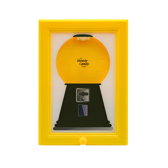 ACDANC 2026 New Candy Dispenser,Gumball Machine in A Frame,For Candies,Nuts,Dog&Cat Treats,Hang on Wall,Stand on Table,Birthday&Holiday Gift for Kids/Adults (1Pc)