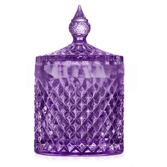 ACDANC 2026 New Candy Jar,Elegant Glass Design Candy Jars with Lids,Stylish Candy Dish with Lid for Home,Party,Office,Style 1