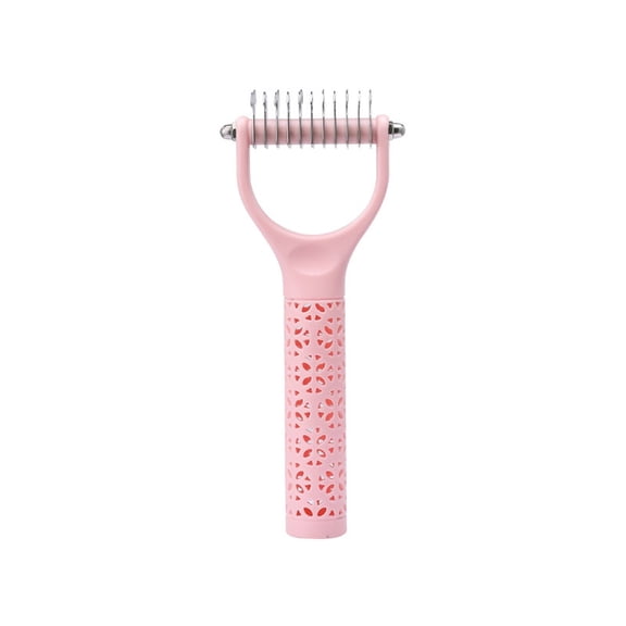 ACDANC 2026 New Cat Brush Cat Shedding Brush Dog Slicker Brush for Cats Dogs Grooming Home Pink 8X5"