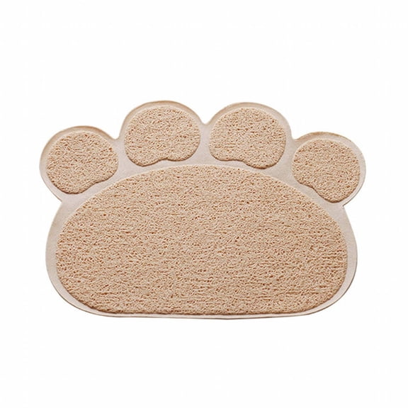 ACDANC 2026 New Cat Litter Mat Non-Slip and Waterproof Litter Matt for Cat Exclusive Cat Scratching Toy Cat Rug Beige S for Litter Box Use Scratching Indoor Play Cleaning Pet Comfort.