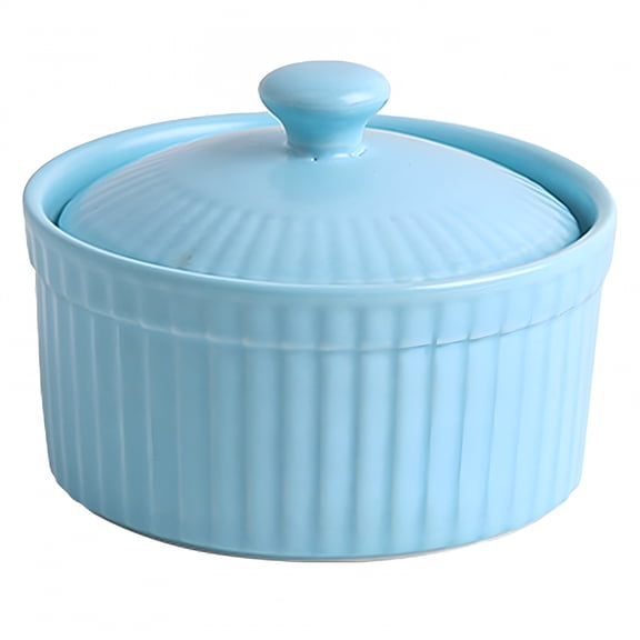 ACDANC 2026 New Ceramic Baking Ramekins with Lids,Reusable Oven Safe Bowls for Creme Brulee & Cakes,Versatile Home Baking Dishes for Desserts,Souffles and Pudding Custard Dish