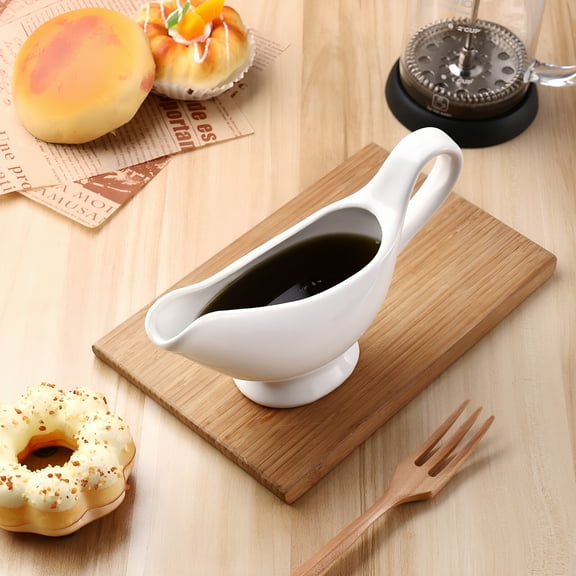 ACDANC 2026 New Ceramic Gravy Boats Porcelain Saucier Sauce Boats Seasoning Storage Container for Serving,Cooking,Dining,Seasoning,Sauces,Gravies,Holiday Meals.