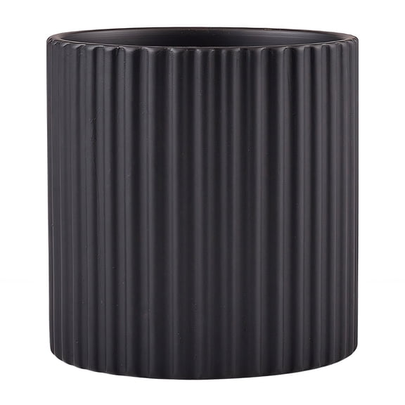 ACDANC 2026 New Ceramic Planter,Effective Drainage System Ceramic Pots for Plants for Indoor,Outdoor,Patio,Black