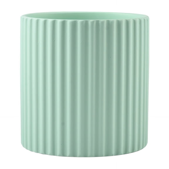 ACDANC 2026 New Ceramic Planter,Premium Biodegradable Clay Chinese Style Vase,Smart Drainage Design Ceramic Glazed Planter,For Indoor,Outdoor,Office,Green