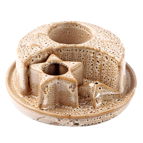ACDANC 2026 New Ceramic Sages Holder for Burning Incense and Candle Burner Holder Ash Catcher Tray Palo Santo Stick Holder Smudging Plate for Yoga Zen for Home,Spa,Meditation,Studio,Altar,Living Room