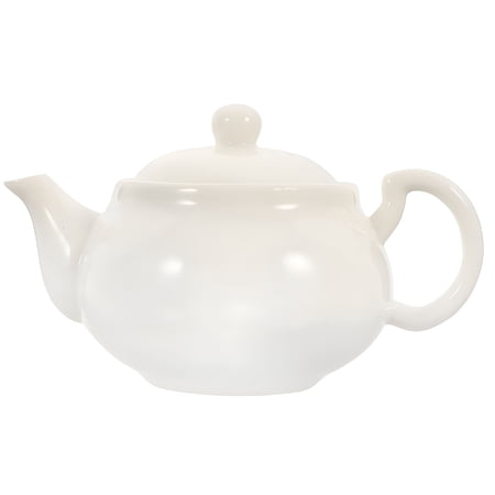 ACDANC 2026 New Ceramic Tea Pot White Teapot Kungfu Tea Pot Household Tearoom Ceramic Teaware Tea Pot Ceramic for Tea Parties, Kitchen, Office, Home Teahouse, Gifting.
